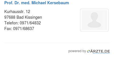 Prof dr med michael kersebaum