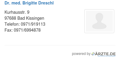 Dr med brigitte dreschl