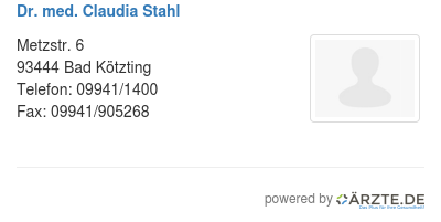 Dr med claudia stahl 253980