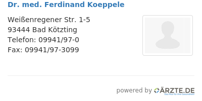 Dr med ferdinand koeppele