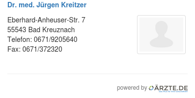 Dr med juergen kreitzer