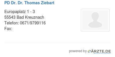 Pd dr dr thomas ziebart 569119