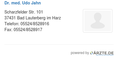 Dr med udo jahn