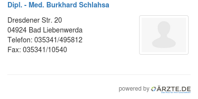 Dipl med burkhard schlahsa