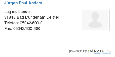 Juergen paul anders