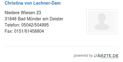 Christina von lachner dam