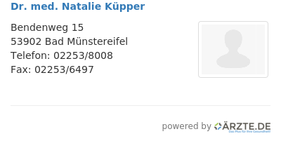 Dr med natalie kuepper
