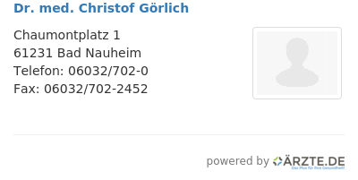Dr med christof goerlich 643680