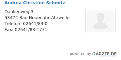 Andrea christine schmitz