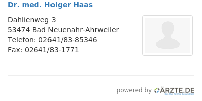 Dr med holger haas 256959