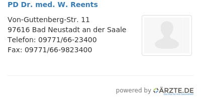 Pd dr med w reents