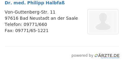 Dr med philipp halbfass