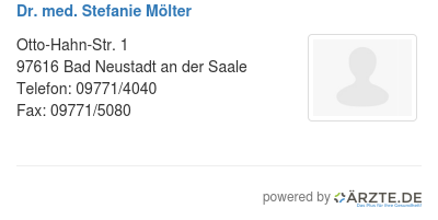 Dr med stefanie moelter