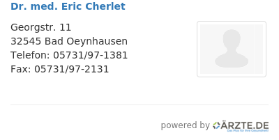 Dr med eric cherlet