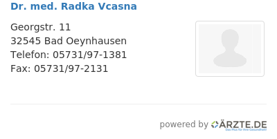 Dr med radka vcasna
