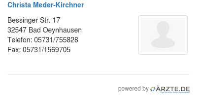 Christa meder kirchner