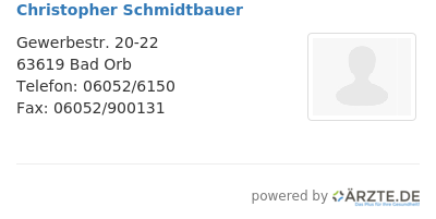 Christopher schmidtbauer