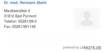 Dr med hermann abeln