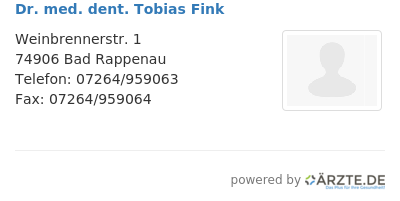 Dr med dent tobias fink 653208