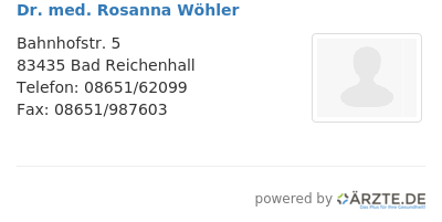 Dr med rosanna woehler