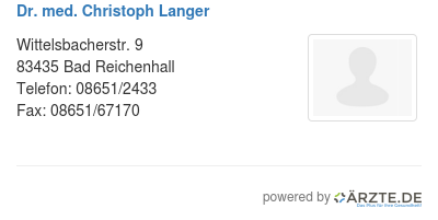Dr med christoph langer 594637