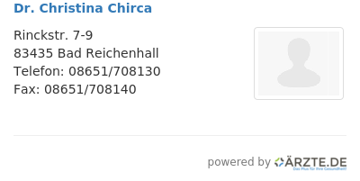 Dr christina chirca