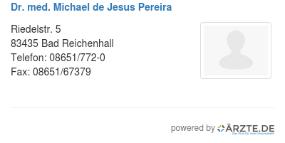 Dr med michael de jesus pereira
