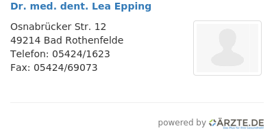 Dr med dent lea epping