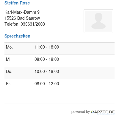 Steffen rose