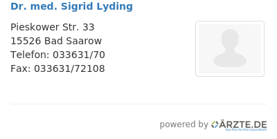 Dr med sigrid lyding