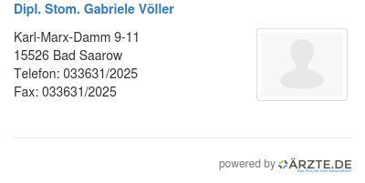 Dipl stom gabriele voeller