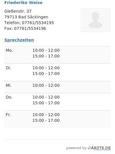 Friederike weise