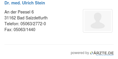 Dr med ulrich stein 512300