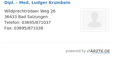Dipl med ludger krumbein