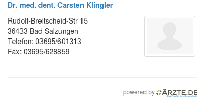 Dr med dent carsten klingler 505298