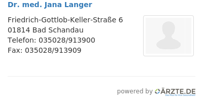 Dr med jana langer