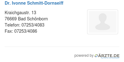 Dr ivonne schmitt dornseiff