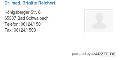 Dr med brigitte reichert