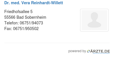 Dr med vera reinhardt willett