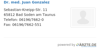 Dr med juan gonzalez