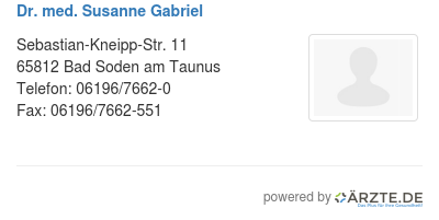 Dr med susanne gabriel