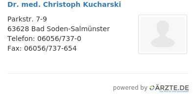 Dr med christoph kucharski