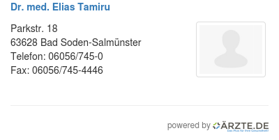 Dr med elias tamiru