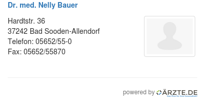 Dr med nelly bauer