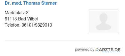 Dr med thomas sterner 534966