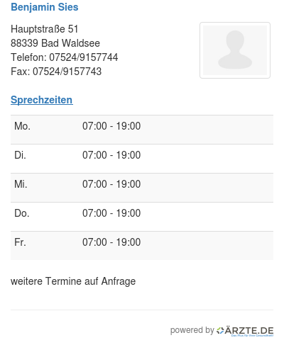 Benjamin sies