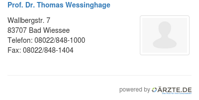 Prof dr thomas wessinghage 293285
