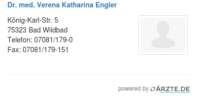 Dr med verena katharina engler