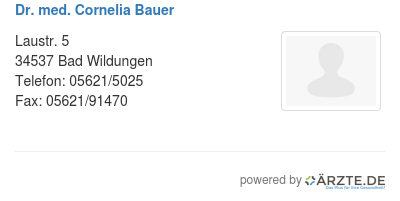 Dr med cornelia bauer 253649