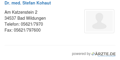 Dr med stefan kohaut